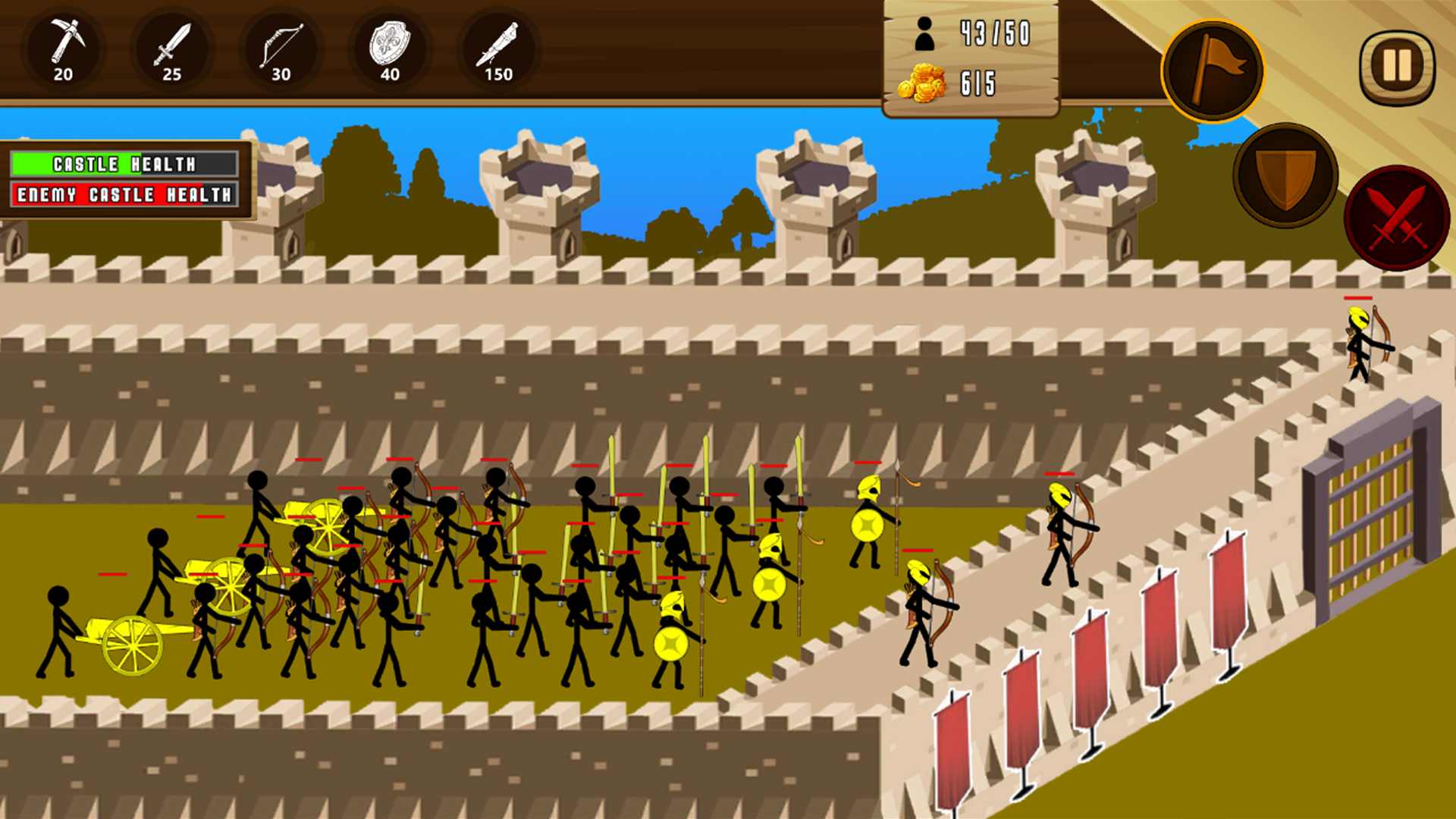 火柴人城堡军队手游版苹果手机游戏下载,如何下载苹果端