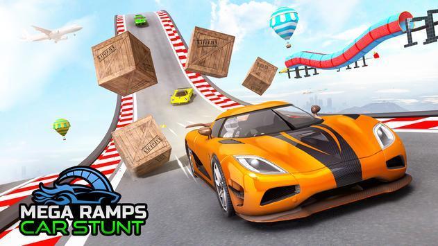 Mega Ramp Car Stunts Racing 3D: Free Car Games